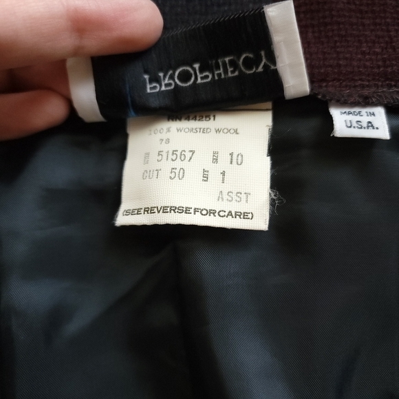 Vintage Buffalo Plaid Dark Academia Wool Midi Skirt Jewel Red Teal Prophecy - Picture 13 of 15